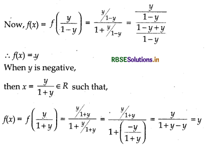 RBSE Class 12 Maths Important Questions Chapter 1 Relations and Functions 4