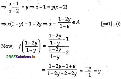 RBSE Class 12 Maths Important Questions Chapter 1 Relations and Functions 5