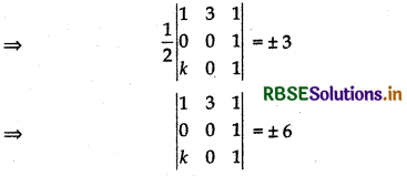 RBSE Class 12 Maths Important Questions Chapter 4 Determinants 19