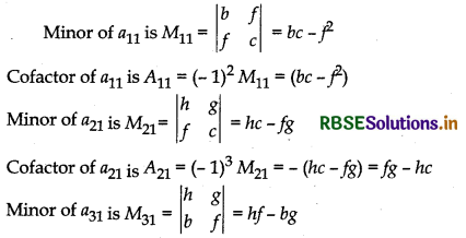 RBSE Class 12 Maths Important Questions Chapter 4 Determinants 25
