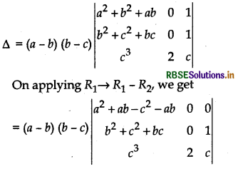 RBSE Class 12 Maths Important Questions Chapter 4 Determinants 8