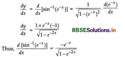 RBSE Class 12 Maths Important Questions Chapter 5 Continuity and Differentiability 40