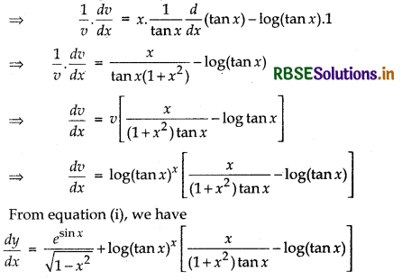 RBSE Class 12 Maths Important Questions Chapter 5 Continuity and Differentiability 45