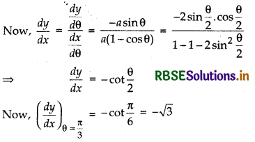 RBSE Class 12 Maths Important Questions Chapter 5 Continuity and Differentiability 50