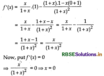 RBSE Class 12 Maths Important Questions Chapter 6 Application of Derivatives 11