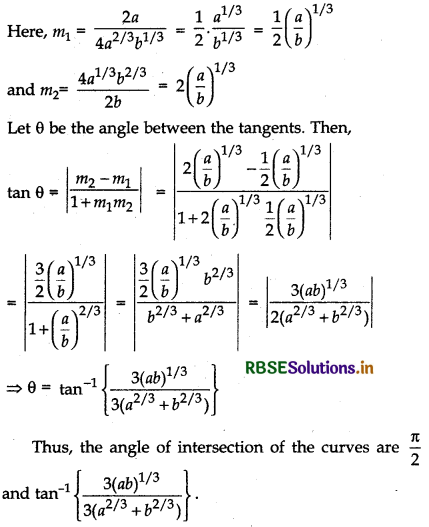 RBSE Class 12 Maths Important Questions Chapter 6 Application of Derivatives 18