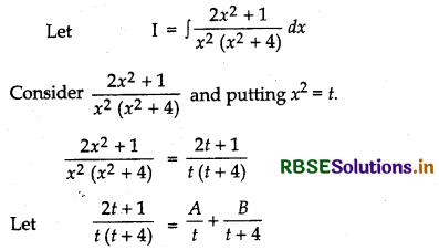 RBSE Class 12 Maths Important Questions Chapter 7 Integrals 24