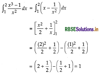 RBSE Class 12 Maths Important Questions Chapter 7 Integrals 37