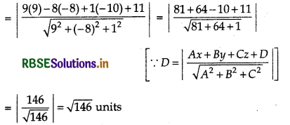 RBSE Class 12 Maths Important Questions Chapter 11 Three Dimensional Geometry 7