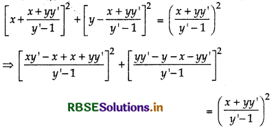 RBSE Class 12 Maths Important Questions Chapter 9 Differential Equations 6