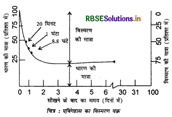 RBSE Solutions for Class 11 Psychology Chapter 7 मानव स्मृति 1