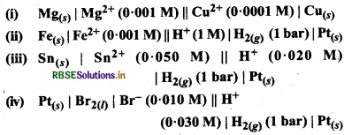 RBSE Solutions for Class 12 Chemistry Chapter 3 वैद्युत रसायन 10