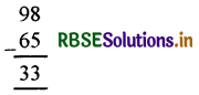 RBSE 3rd Class Maths Solutions Chapter 3 घटाव 3