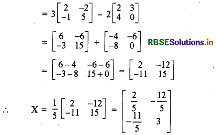 RBSE Solutions for Class 12 Maths Chapter 3 आव्यूह Ex 3.2 22
