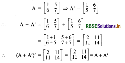 RBSE Solutions for Class 12 Maths Chapter 3 आव्यूह Ex 3.3 13