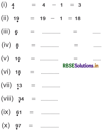 RBSE 3rd Class Maths Solutions Chapter 6 वैदिक गणित परिचय 3