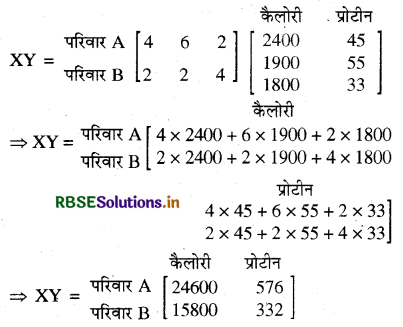RBSE Class 12 Maths Important Questions Chapter 3 आव्यूह 16