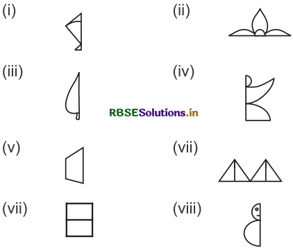 RBSE 3rd Class Maths Solutions Chapter 16 सममिति 6
