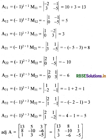 RBSE Solutions for Class 12 Maths Chapter 4 सारणिक Ex 4.6 8
