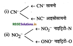RBSE Solutions for Class 12 Chemistry Chapter 9 उपसहसंयोजन यौगिक 10
