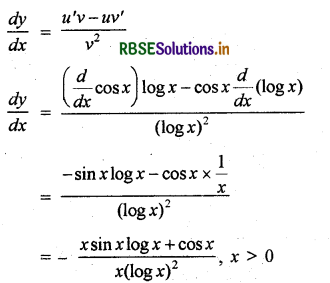 RBSE Solutions for Class 12 Maths Chapter 5 सांतत्य तथा अवकलनीयता Ex 5.4 8