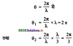 RBSE Solutions for Class 12 Physics Chapter 10 तरंग-प्रकाशिकी 3