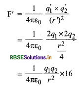 RBSE Solutions for Class 12 Physics Chapter 1 वैद्युत आवेश तथा क्षेत्र 10