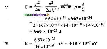 RBSE Solutions for Class 12 Physics Chapter 11 विकिरण तथा द्रव्य की द्वैत प्रकृति 11