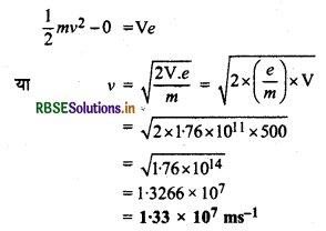 RBSE Solutions for Class 12 Physics Chapter 11 विकिरण तथा द्रव्य की द्वैत प्रकृति 13