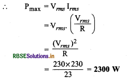 RBSE Solutions for Class 12 Physics Chapter 7 प्रत्यावर्ती धारा 23
