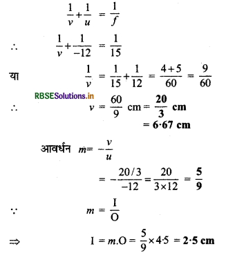 RBSE Solutions for Class 12 Physics Chapter 9 किरण प्रकाशिकी एवं प्रकाशिक यंत्र 17