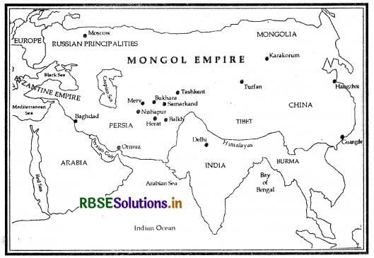 RBSE Class 11 History Important Questions Chapter 5 Nomadic Empires  3