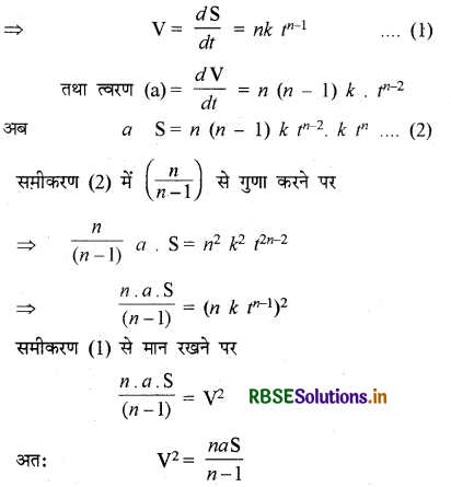 RBSE Class 12 Maths Important Questions Chapter 6 अवकलज के अनुप्रयोग 6