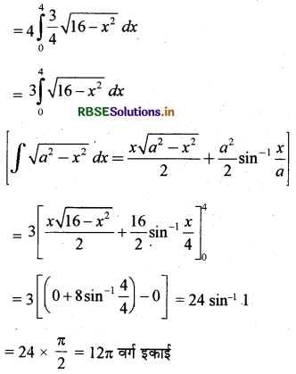 RBSE Solutions for Class 12 Maths Chapter 8 समाकलनों के अनुप्रयोग Ex 8.1 7