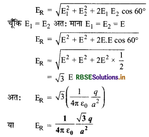 RBSE Class 12 Physics Important Questions Chapter 1 वैद्युत आवेश तथा क्षेत्र 38