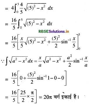 RBSE Class 12 Maths Important Questions Chapter 8 समाकलनों के अनुप्रयोग 27