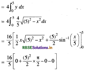 RBSE Class 12 Maths Important Questions Chapter 8 समाकलनों के अनुप्रयोग 5