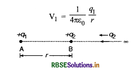RBSE Class 12 Physics Important Questions Chapter 2 स्थिर वैद्युत विभव तथा धारिता 6