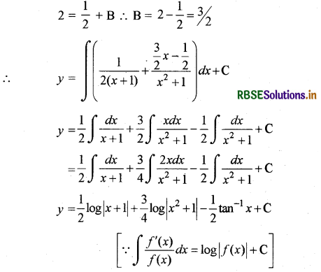 RBSE Class 12 Maths Important Questions Chapter 9 अवकल समीकरण 11