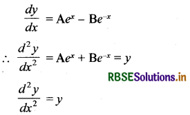 RBSE Class 12 Maths Important Questions Chapter 9 अवकल समीकरण 6
