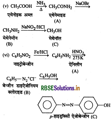 RBSE Solutions for Class 12 Chemistry Chapter  13 ऐमीन 55