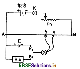 RBSE Class 12 Physics Important Questions Chapter 3  विद्युत धारा 12