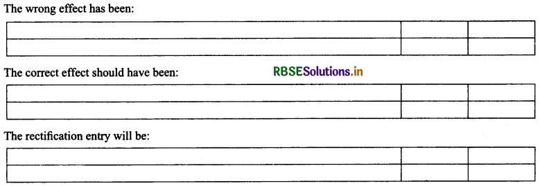 RBSE Solutions for Class 11 Accountancy Chapter 6 Trial Balance and Rectification of Errors 11