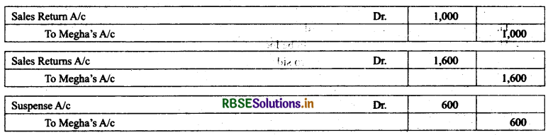 RBSE Solutions for Class 11 Accountancy Chapter 6 Trial Balance and Rectification of Errors 17