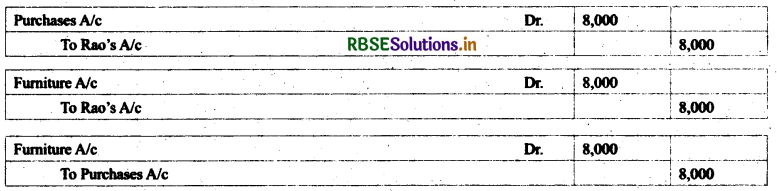RBSE Solutions for Class 11 Accountancy Chapter 6 Trial Balance and Rectification of Errors 8