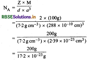 RBSE Class 12 Chemistry Important Questions Chapter 1 ठोस अवस्था 19