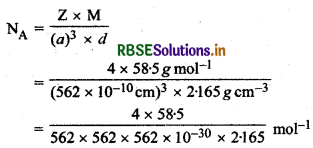 RBSE Class 12 Chemistry Important Questions Chapter 1 ठोस अवस्था 25