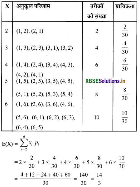RBSE Solutions for Class 12 Maths Chapter 13 प्रायिकता Ex 13.4 18