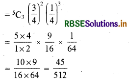 RBSE Solutions for Class 12 Maths Chapter 13 प्रायिकता Ex 13.5 5