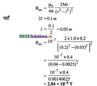 RBSE Class 12 Physics Important Questions Chapter 5 चुंबकत्व एवं द्रव्य 11